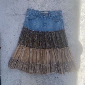 Mudd jean skirt